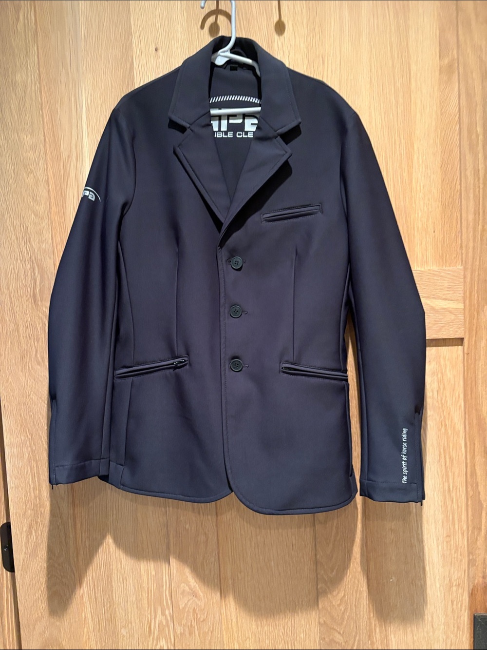 GPA double clear show coat girls size 12